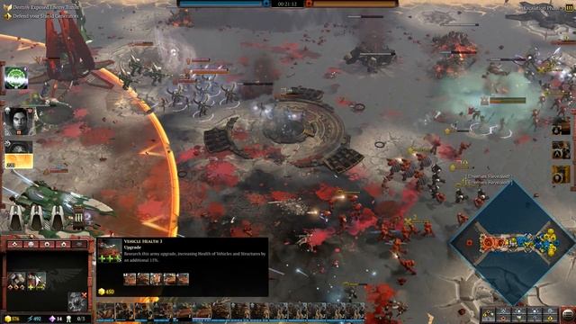 Space Marines vs Eldar - 3v3, Hard AI, Epic Battle - Warhammer 40K: Dawn Of War 3 - Deathwatch Mod смотреть онлайн
