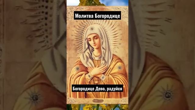Богородице Дево, радуйся, молитвы Божией Матери смотреть онлайн