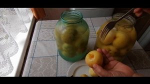 Моченые яблоки в банках. Антоновка и лесные  яблоки.  Отзыв на рецепт.Дегустация.