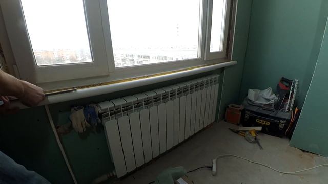 УСТАНОВКА ПОДОКОННИКА С ПОМОЩЬЮ ЗЕТОК . смотреть онлайн