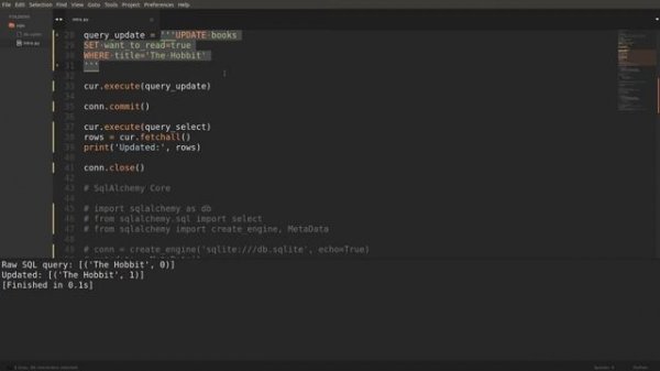 Python и базы данных. SqlAlchemy. Введение
