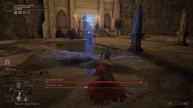 ELDEN RING Academy Crystal Cave Boss Crystalian Staff & Spear Crystal Release Terra Magicus Spells смотреть онлайн