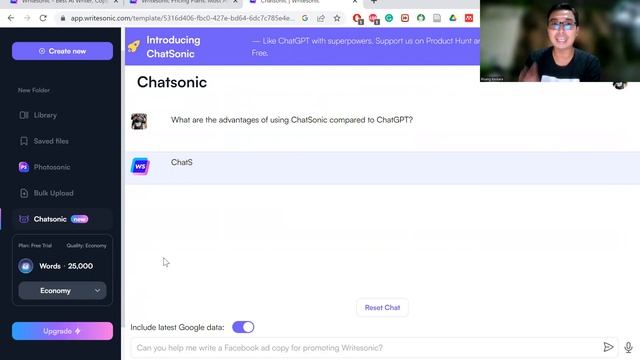 ChatSonic by WriteSonic: Mirip ChatGPT, tapi Lebih Mantap смотреть онлайн