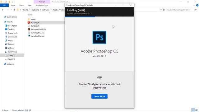 CARA INSTAL PHOTOSHOP CC 2018 смотреть онлайн