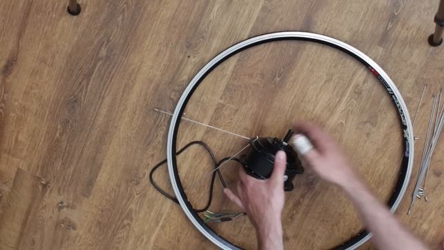 Как заспицевать мотор колесо самому. Расчет длины спиц для МК. смотреть онлайн