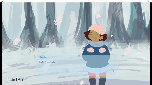 Nix Day test 2 (sprites and snow atl) Original Visual Novel | Renpy смотреть онлайн