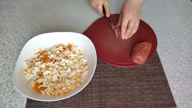 Удачный рецепт салата из лапши быстрого приготовления. Ну Очень Вкусно. смотреть онлайн