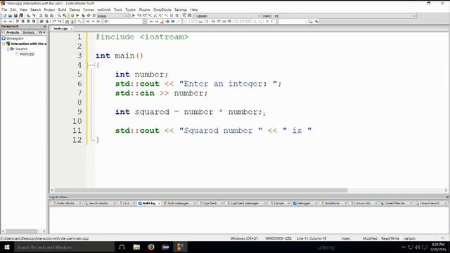 4.1 Getting data from standard input (keyboard) (Learn and Understand C++) смотреть онлайн