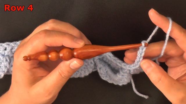 Peacock Feather Crochet Stitch - Left Crochet Stitch Tutorial смотреть онлайн