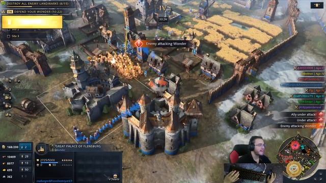 Fast Wonder destruction [Age of Empires 4] смотреть онлайн