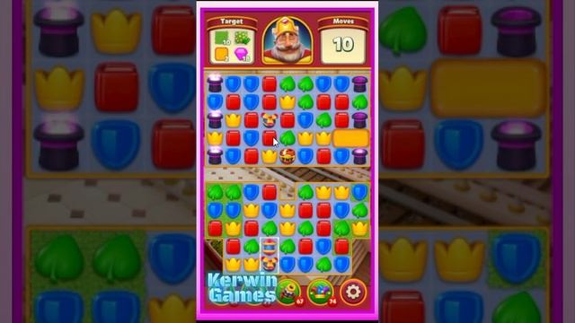 Royal Match Level 1035 - Hard Level - No Boosters Gameplay смотреть онлайн
