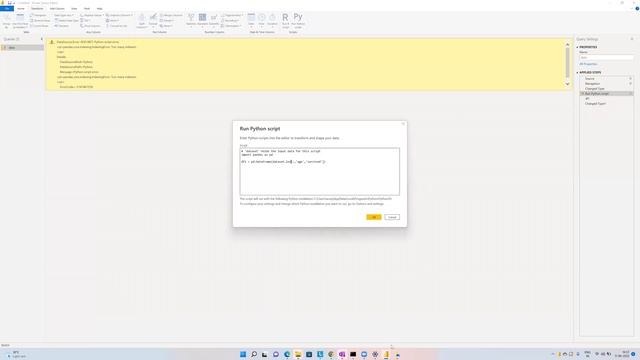 Python in PowerBI Transformations смотреть онлайн