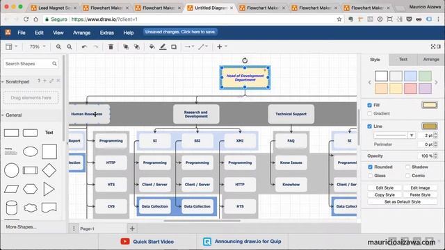 Microsoft Visio Alternative - Create Flowchart Quick and Easy (Step by Step) смотреть онлайн