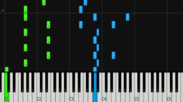 øneheart x reidenshi - snowfall | MEDIUM/INTERMIDIATE Piano Tutorial смотреть онлайн
