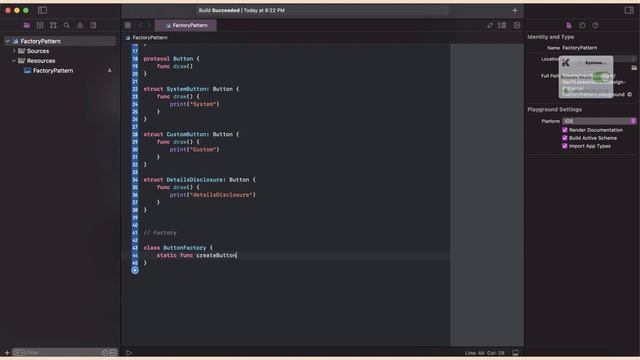 Factory Pattern in swift смотреть онлайн