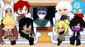PRO HEROES + LOV REACTS TO DEKU AS CHUUYA NAKAHARA