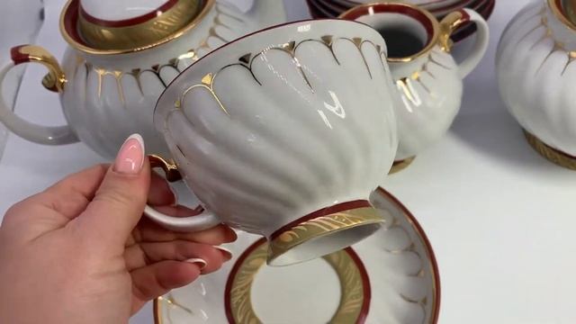 Сервиз Золотое кольцо Дулевский фарфор