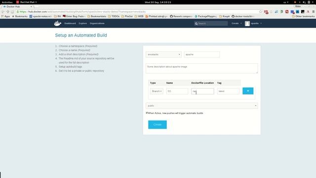Create Automated Build in Docker Hub смотреть онлайн