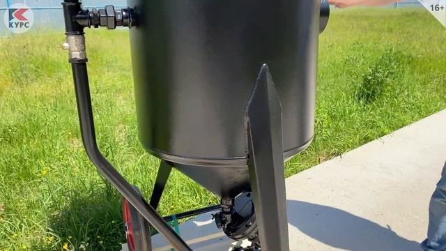 Большая пескоструйная установка на 250 литров смотреть онлайн