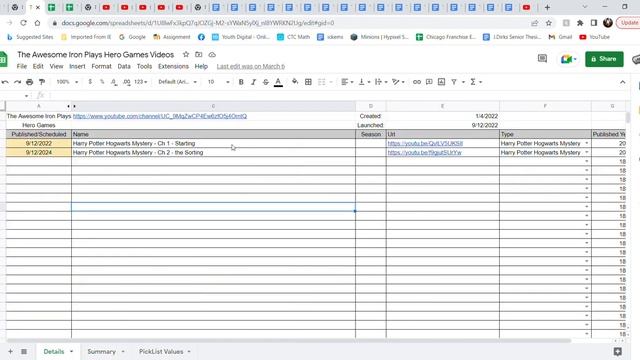 The Awesome Iron Plays Hero Games Videos Spreadsheets смотреть онлайн