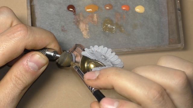 GLADIATOR 90mm BUST: Painting leather elements with acrylic смотреть онлайн