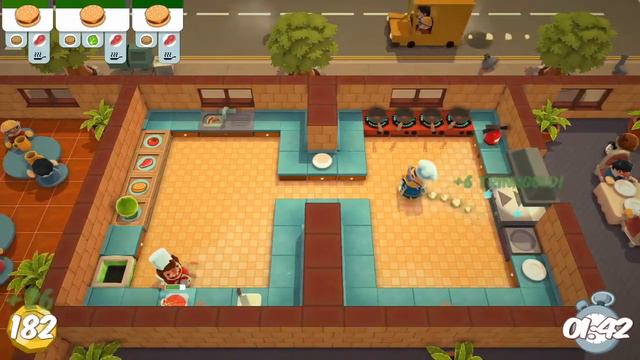 Overcooked - Alle Level in Welt 1 - 3 Sterne смотреть онлайн