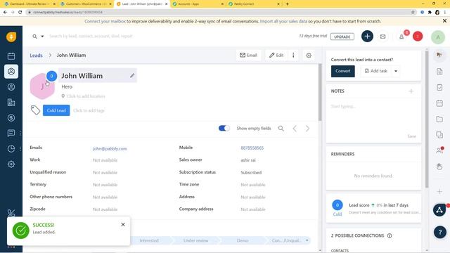 Instantly Add New Freshsales Lead to WooCommerce as Customer | Freshsales WooCommerce Integration смотреть онлайн