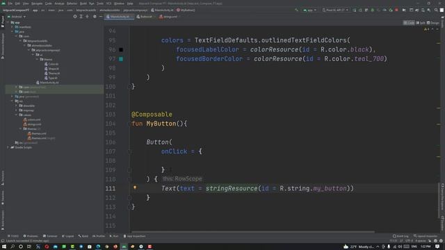 Android Jetpack Compose - Button ( ) смотреть онлайн
