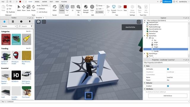 Как сделать рубку дерева в Roblox Studio смотреть онлайн