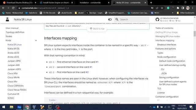 Nokia SR Linux Docker Container Up and running on Laptop смотреть онлайн