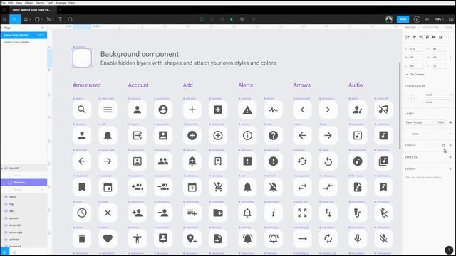 Figma Material Icons. Library has been updated! смотреть онлайн