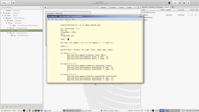 Linux Gtk Glade Programming Part 28 Tree Views Part 2 смотреть онлайн