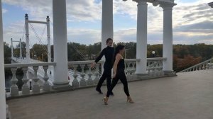 Beautiful basic rumba on the White embankment. Парная румба из базовых фигур на Белой набережной.