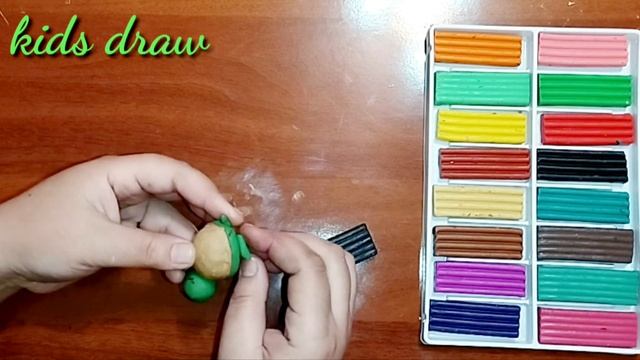 Make a turtle from plasticine/Изготовление черепахи из пластилина/Plastilindan toshbaqa yasash. смотреть онлайн