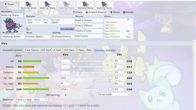 How To Use WALKING WAKE! Walking Wake Moveset Guide! Pokemon Scarlet And Pokemon Violet!