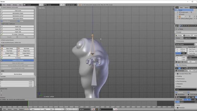 Rigging toad avatar for Second Life (addon for Blender) смотреть онлайн
