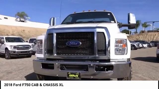 2018 Ford F750 CAB & CHASSIS TEMECULA BEAUMONT MENIFEE PERRIS LAKE ELSINORE MURRIETA R181015F смотреть онлайн
