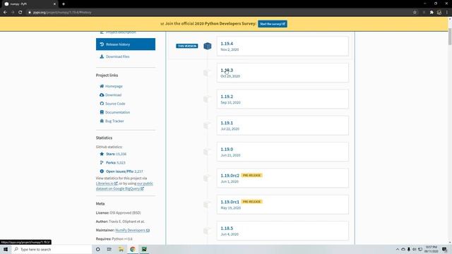 RuntimeError The current Numpy installation fails to pass a sanity check due to a bug in the window смотреть онлайн