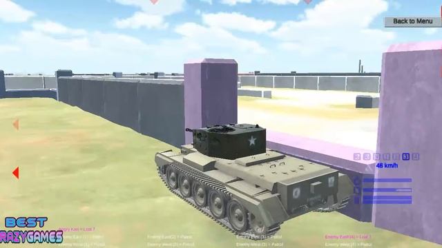 battle 3d tanks 2021 | Walkthrough BestCrazyGames смотреть онлайн