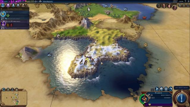 Civilization VI Gameplay - AMD RADEON RX 460 - Intel Pentium G4400 смотреть онлайн