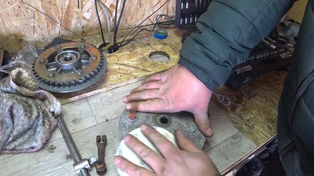 Установка звезды Восход 3м на маятник от Совы. Часть 37 Проект эндуро с нуля своими руками из хлама смотреть онлайн