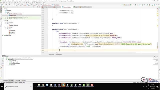 Android Development Tutorial - Screen Recording смотреть онлайн