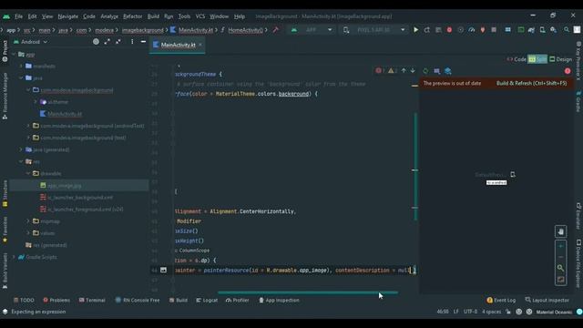 How To Add Background To Card Jetpack Compose || Android App Tutorial #Kotlin смотреть онлайн