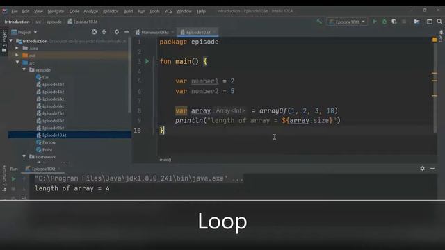 10- Arrays in Kotlin - الاراى فى كوتلن ✅ смотреть онлайн