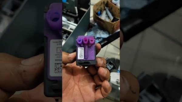 Purgar aire a las mangueras en hp smart Tank 615