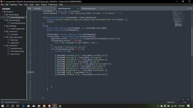 Bank Management System Project in PHP/BUMLA/MYSQL part 2 смотреть онлайн