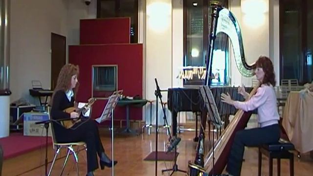 Johann Sebastian Bach, Sonata in G min BWV 1020, Allegro I (harp and mandolin) смотреть онлайн