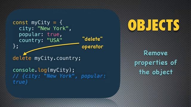 02: LECTURE - Objects Modification (JAVASCRIPT BASICS - Objects) смотреть онлайн