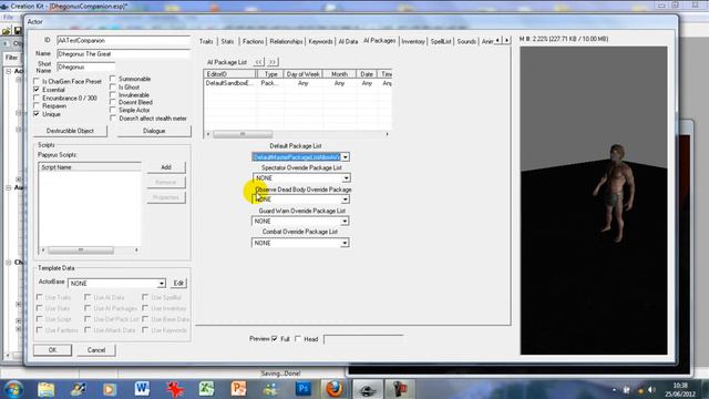 Skyrim Creation Kit Tutorial 1 - Create a Companion Part 2 смотреть онлайн