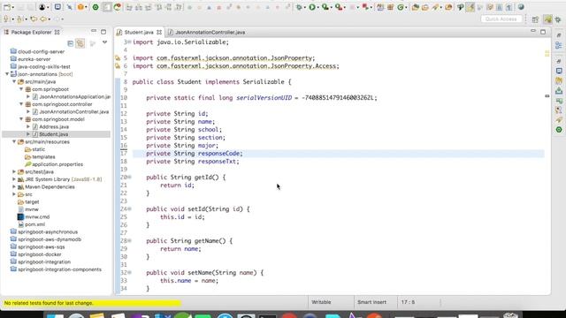Jackson Annotations | @JsonProperty | Example | Simple Programming смотреть онлайн